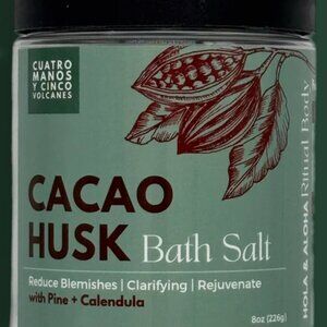 Pine + Calendula Cacao Husk Bath Salt